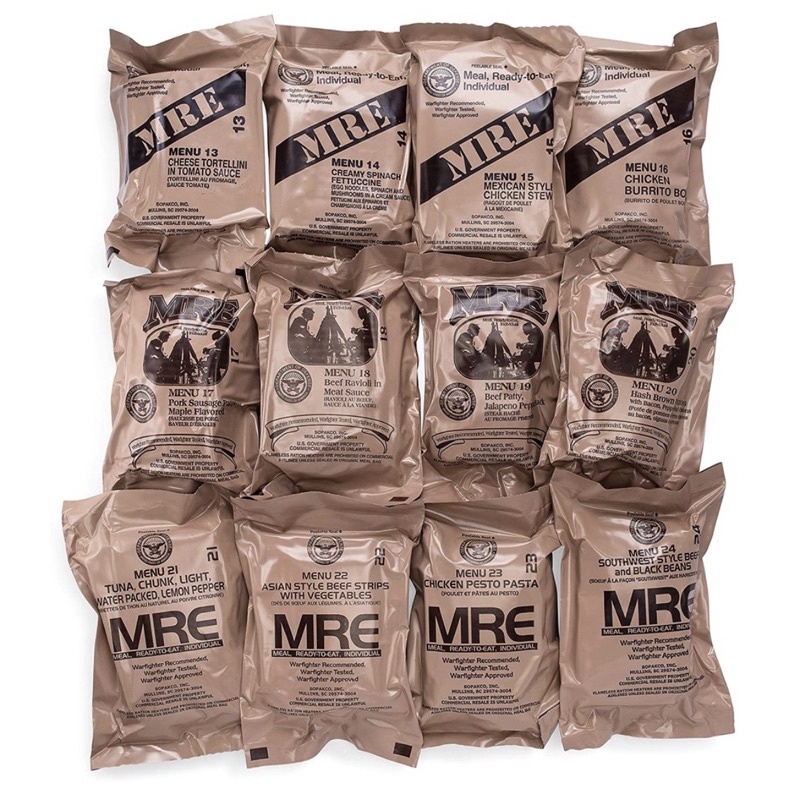 US MRE Military Food (Meal Ready To Eat) Case B Shopee Philippines