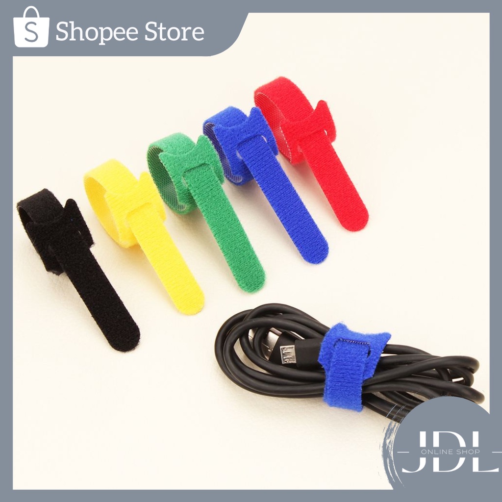 JDL Mini Velcro Winding Tape, Wire Organizer Cable Fastener, Universal