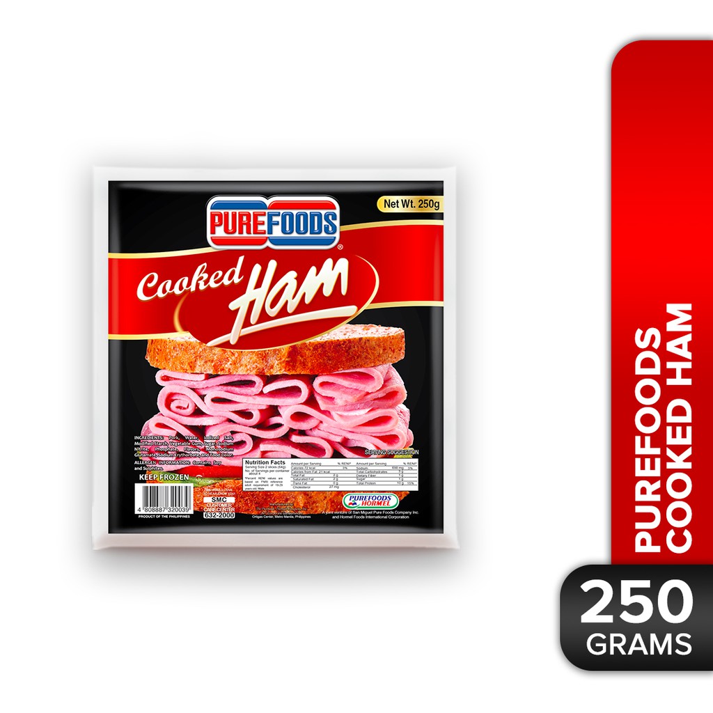 Purefoods Cooked Ham 250G Shopee Philippines