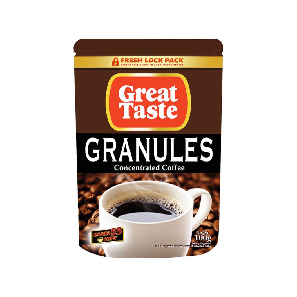 Great Taste Coffee Granules 100g Shopee Philippines