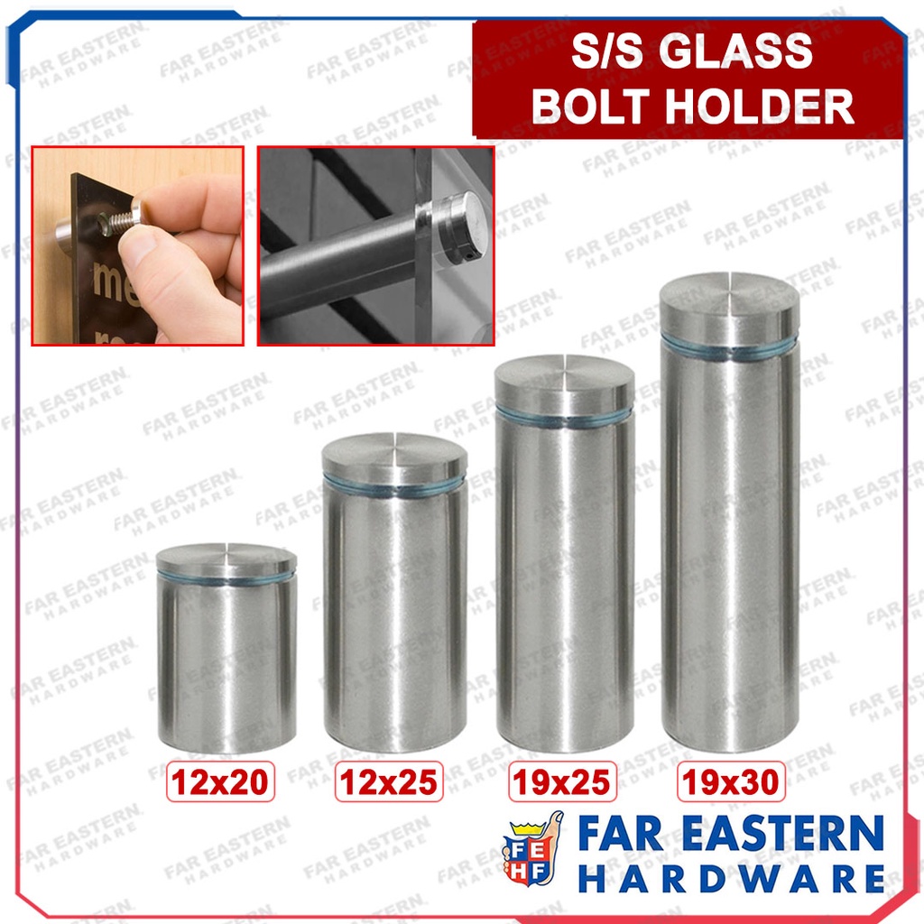 Stainless Steel Glass Bolt Holder Advertising Bolt Shopee Philippines