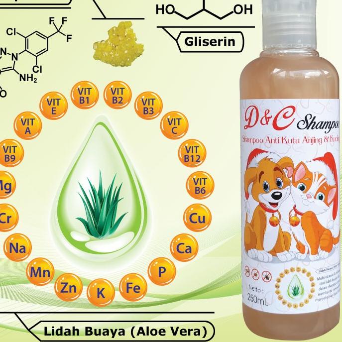 Quality D&C Shampoo & Anti Lice Spray Free Dog & Cat Lice Powder