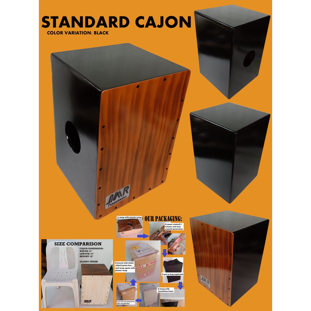 STANDARD CAJON/BEATBOX (WITH STOCK) Shopee Philippines