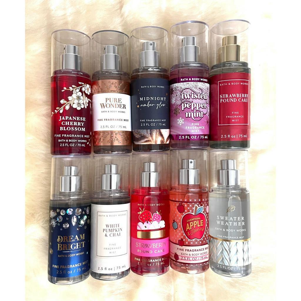 BATH & BODY WORKS TRAVEL SIZE FINE FRAGRANCE MIST 75ml 100 AUTHENTIC (USA) Shopee Philippines