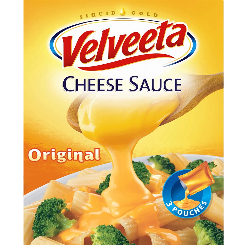 Velveeta Original Melting Cheese Sauce Pouches (3 ct Box, 4 oz Packets