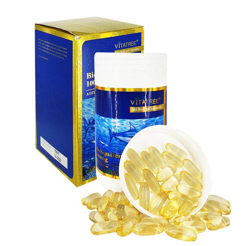 Shark Liver Oil Support To Maintain Health Bio Squalene 1000mg 365