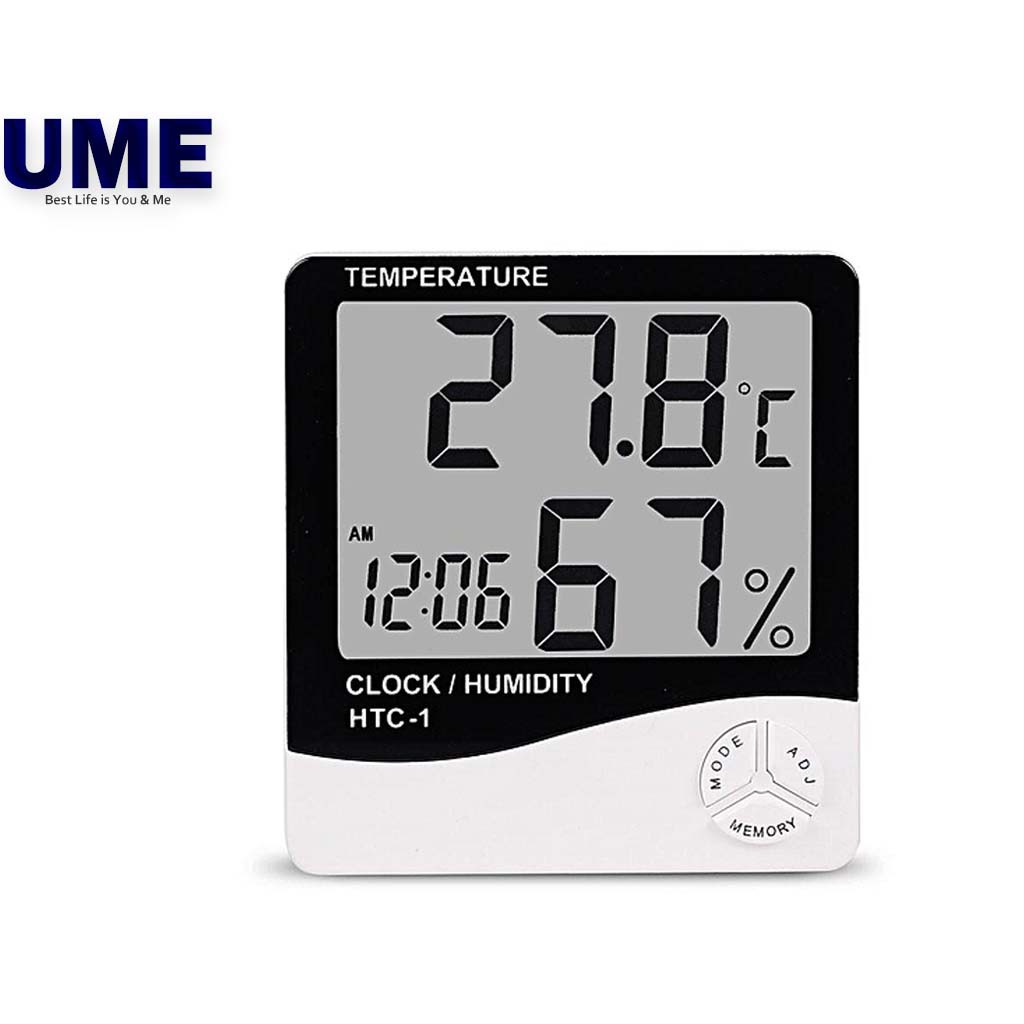 Temperature Humidity Meter Clocks LDC Digital Weather Station Alarm
