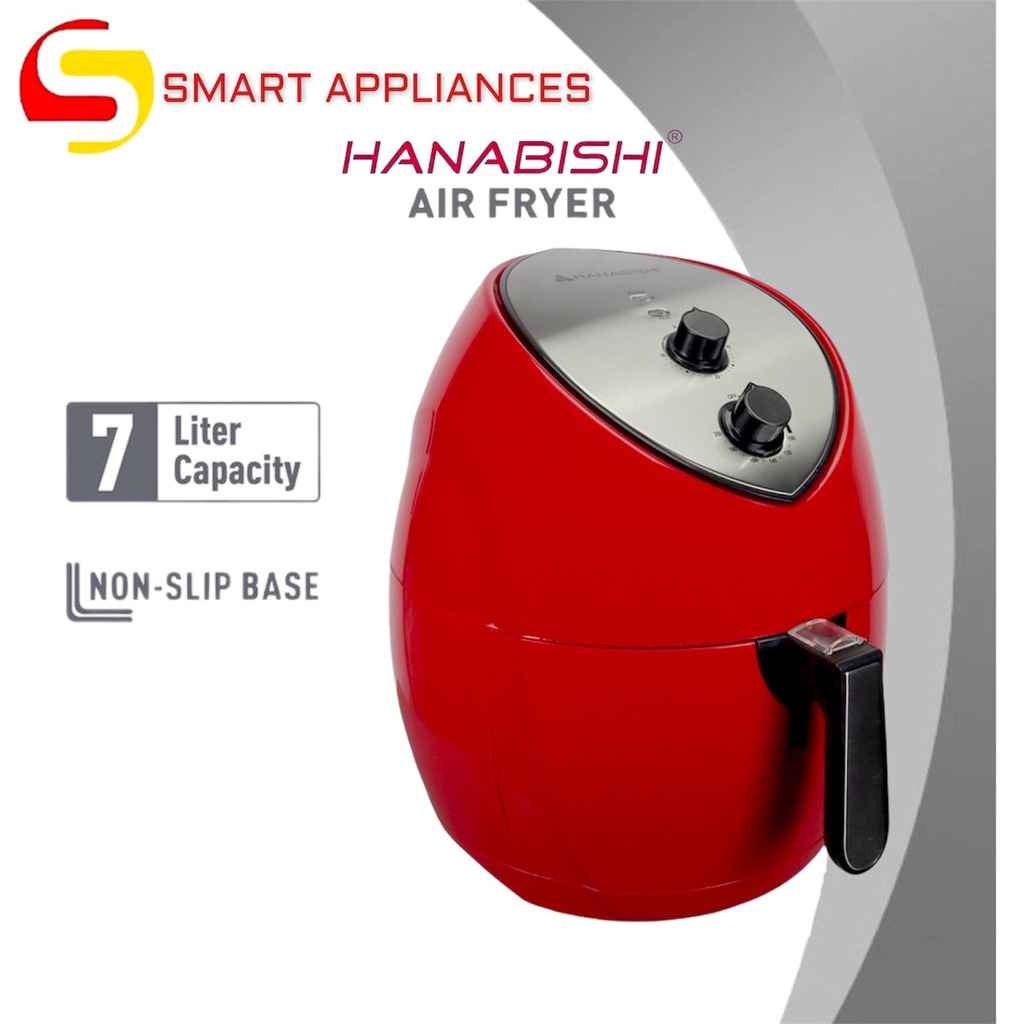 Hanabishi Air Fryer 7 liters HAFRYER70 RED by Smart Appliances Center Shopee Philippines