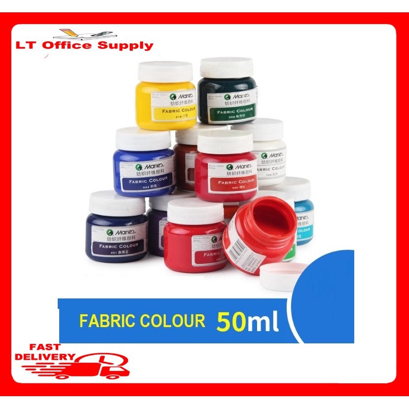 Maries Artist Fabric Colour Paint 50ml Shopee Philippines