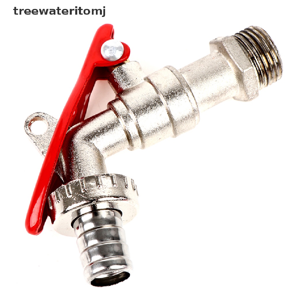(hot*) 1/2 Inch Thread Water Tap Lockable Faucet Garden Hose Faucet