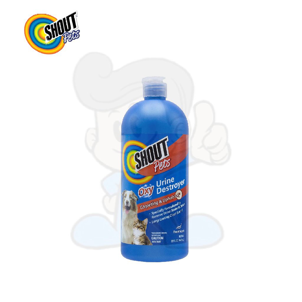 Shout for Pets Turbo Oxy Urine Destroyer, Carpet Cleaner and Pet Odor