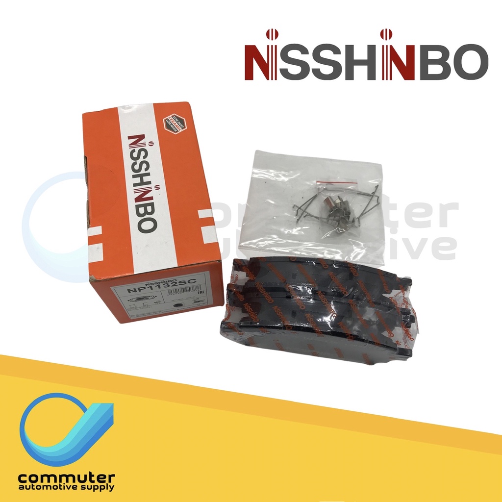 [20162021 Toyota Innova] Front Ceramic Brake Pads Nisshinbo Japan