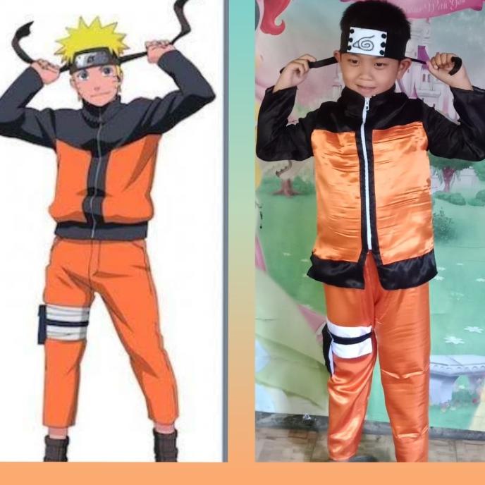 Naruto Kids Costume/Naruto Uzumaki Anime Cosplay Shopee Philippines