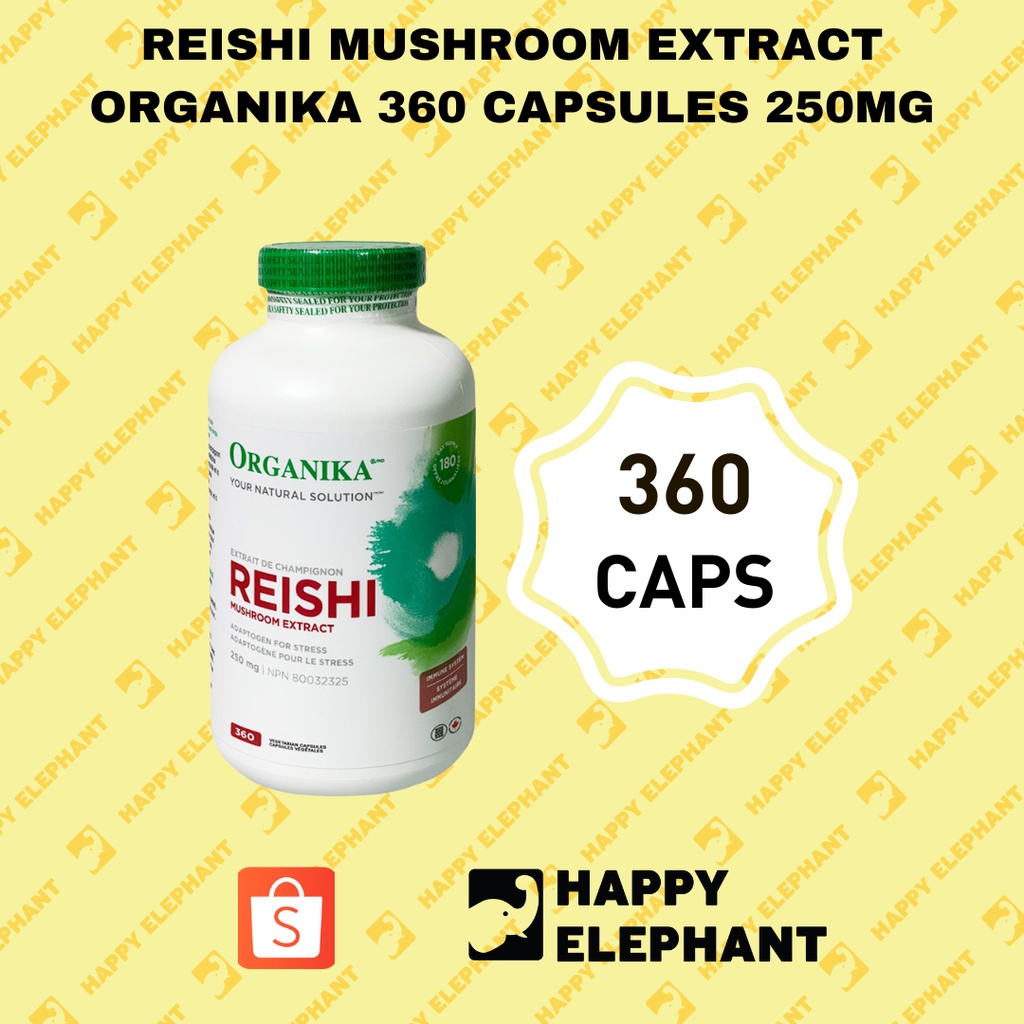 Reishi Mushroom Extract Organika 360 capsules 250mg Shopee Philippines