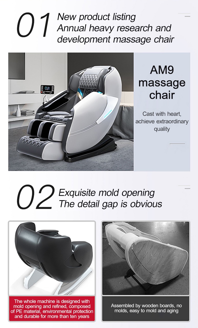 BENBO Massage Chair HighEnd LCD Touch Screen Ai Intelligent Chip