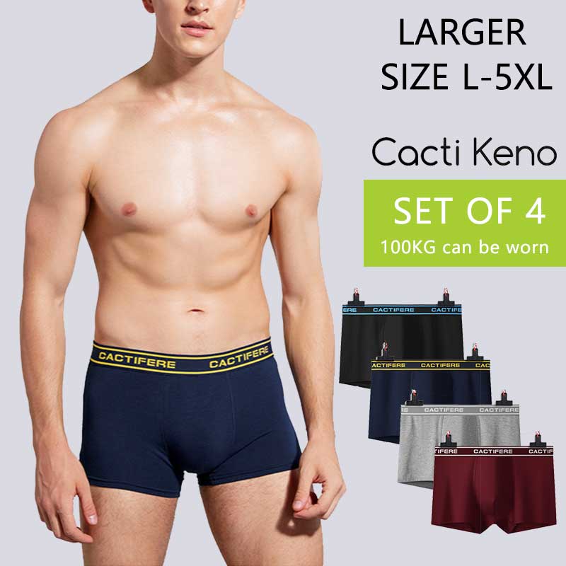 34 Pack Men's Cotton Plus Size Boxer Briefs 3XL 4XL5XL Original Men's Briefs 105KG Wearable