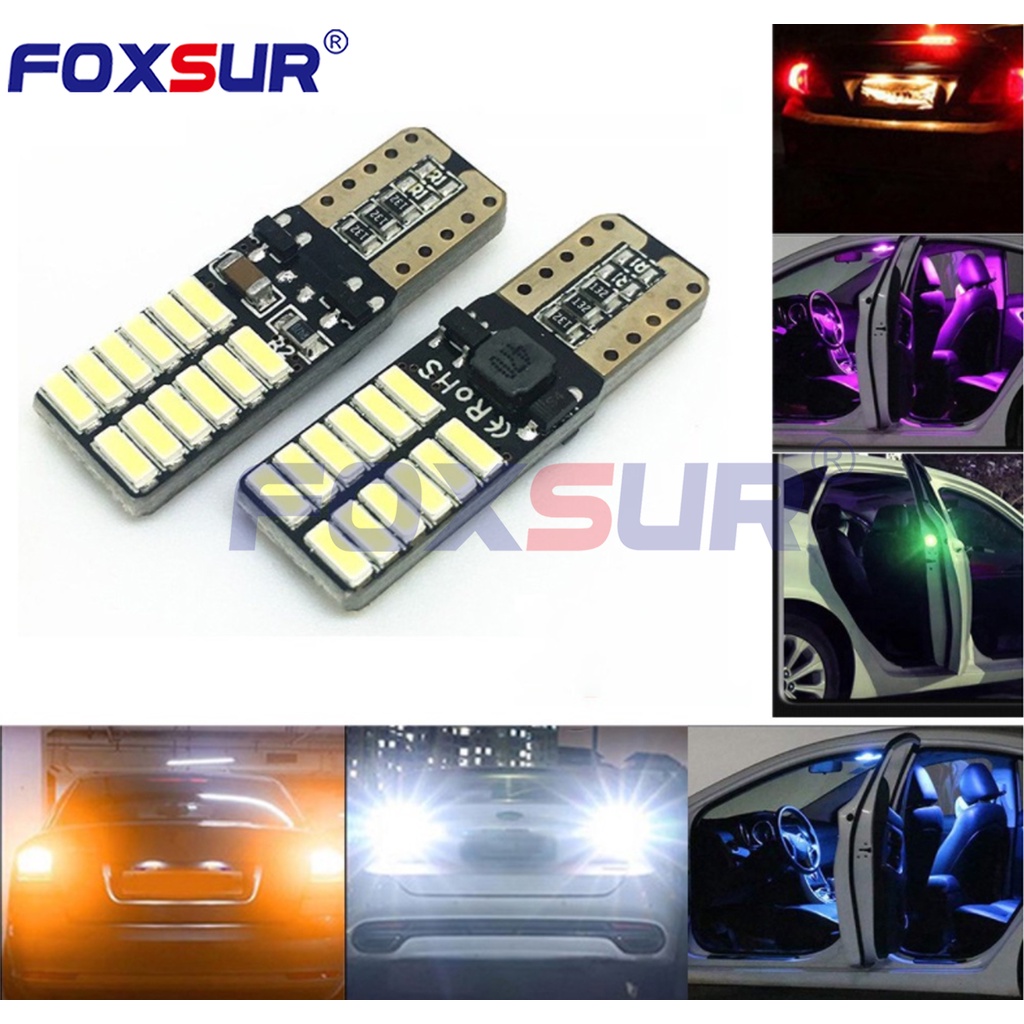 1PCS T10 Led Bulb 24SMD Chipsets LED Side Width Light Car License Plate