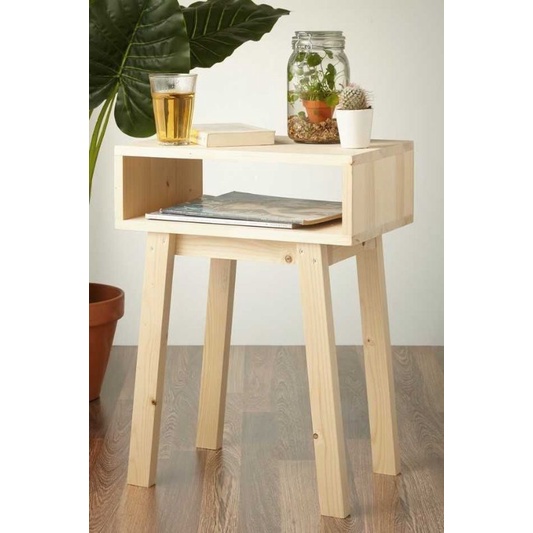 Wooden Table Stand Small Size Nordic Modern Shopee Philippines