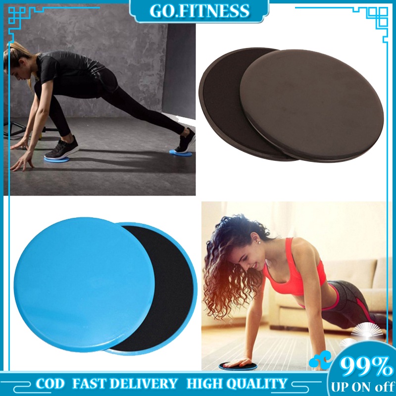 2pcs Gliding Disc Sliding Plate for Yoga Fitness Disc tummy trimmer body Gym exercise equipment