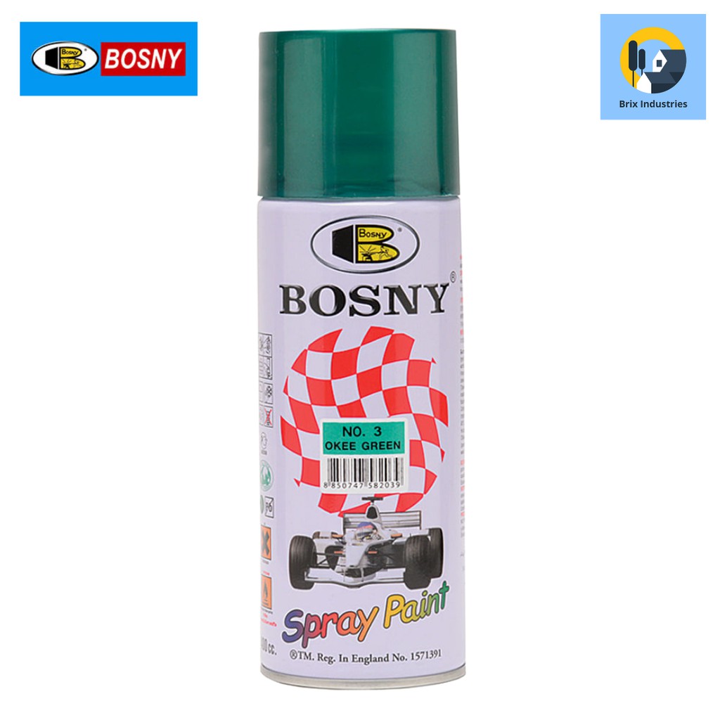 Bosny Spray Paint Solid Colors Acrylic Spray Paint Multiple Variations