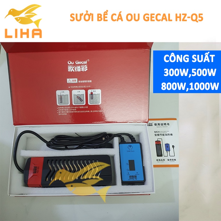 Ou Gecai Hz Q5 Aquarium Heater 300W 500W 800W 1000W for Aquariums
