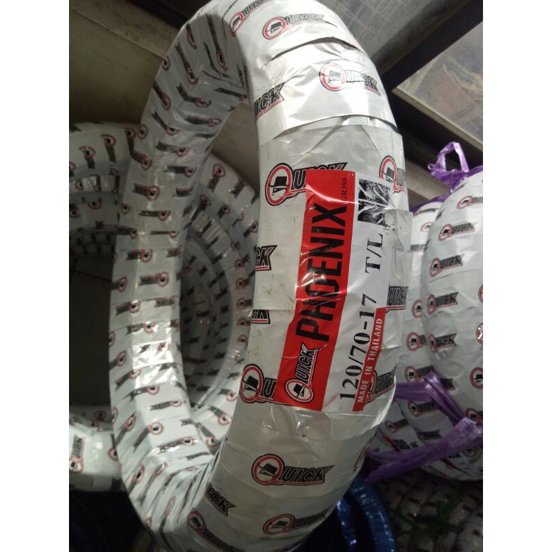 Quick Tubeless 120/70/17 with Free Pito and Tire sealant Made in