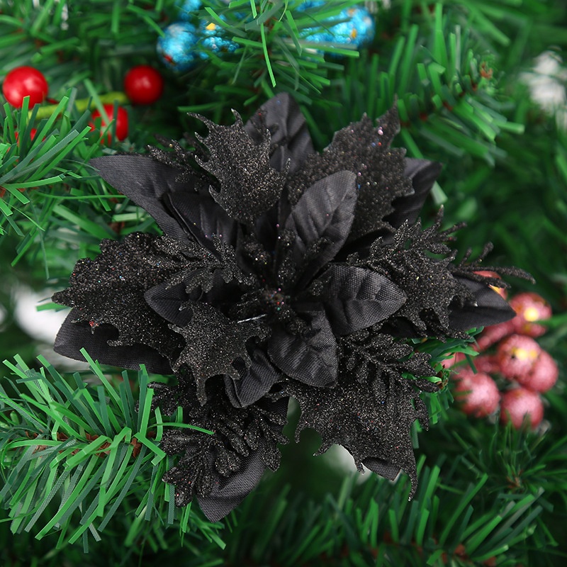 10/5Pcs Large Artificial Christmas Flower for Home Christmas Party
