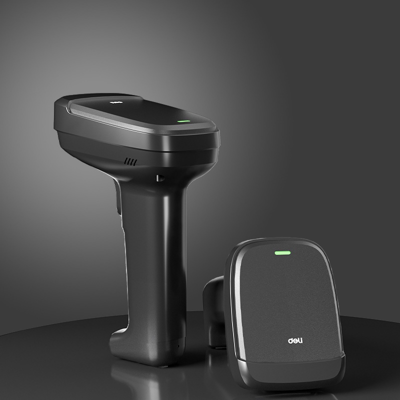 Deli Wired Barcode Scanner Cashier Handheld Barcode USB High Speed