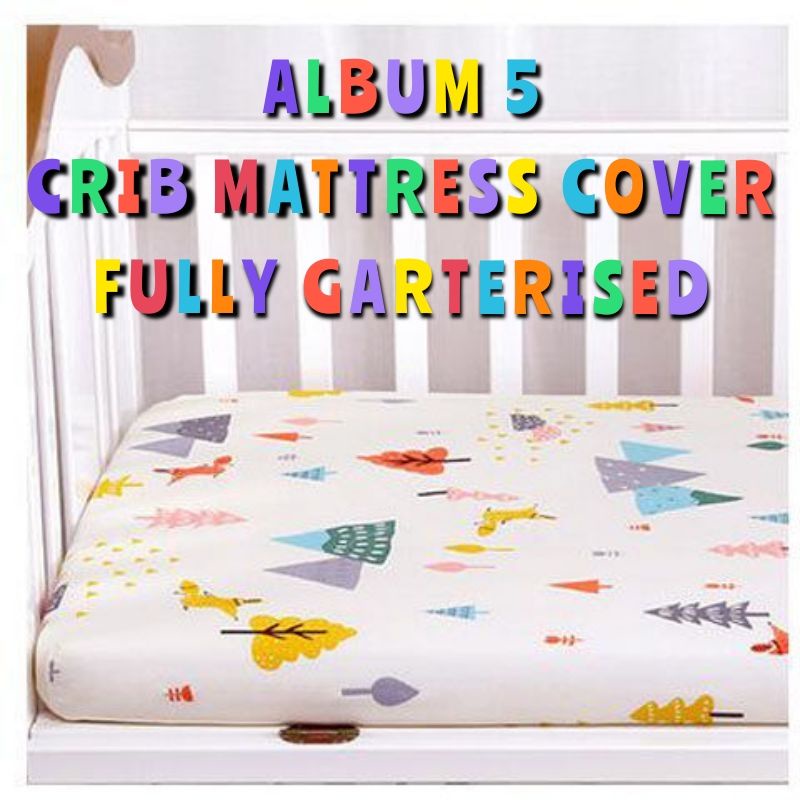 CMC CRIB MATTRESS COVER (PLAINS) FULLY GARTERISED CANADIAN COTTON Shopee Philippines