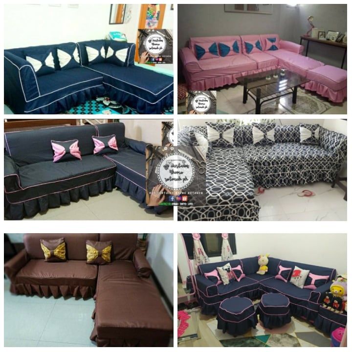 L Shape Sofa Seat Cover Set (Made to Order) Kindy Direct Message Us For