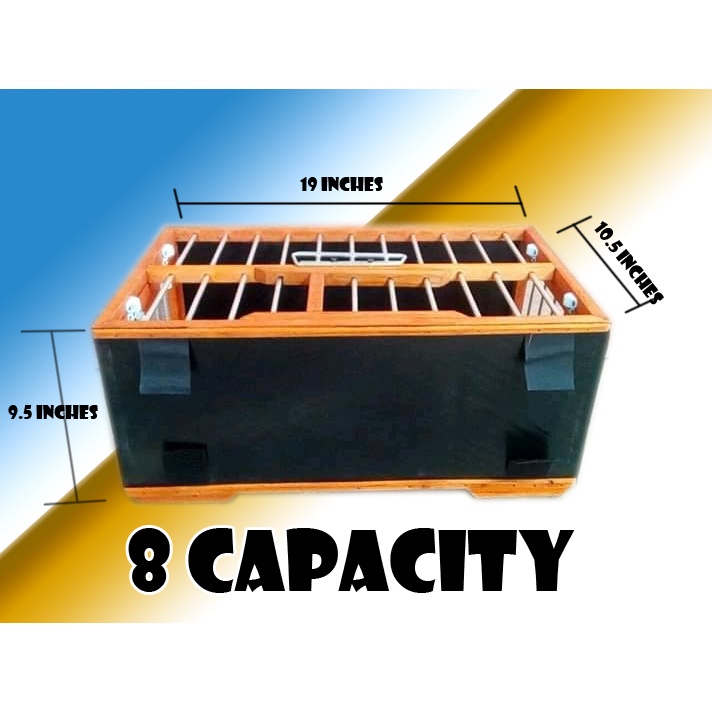 (8 capacity)WOOD TRAINING BOX FOR RACING PIGEON ACCESSORIES Shopee