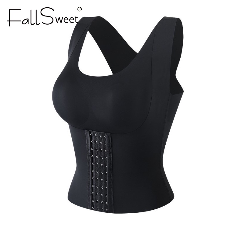 FallSweet Women's 3 in 1 Body Shapewear Posture Corrector Bra Corset