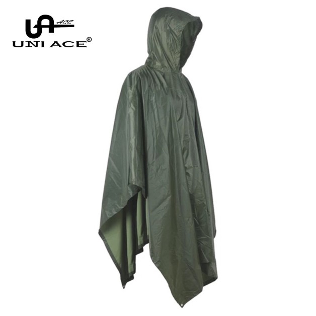 UNI ACE MultiUse Outdoor Waterproof Poncho/Raincoat Durable & Light
