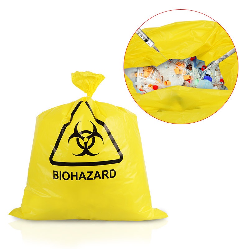 LBT (1) piece AUTOCLAVABLE Biohazard bag medical waste bag Size