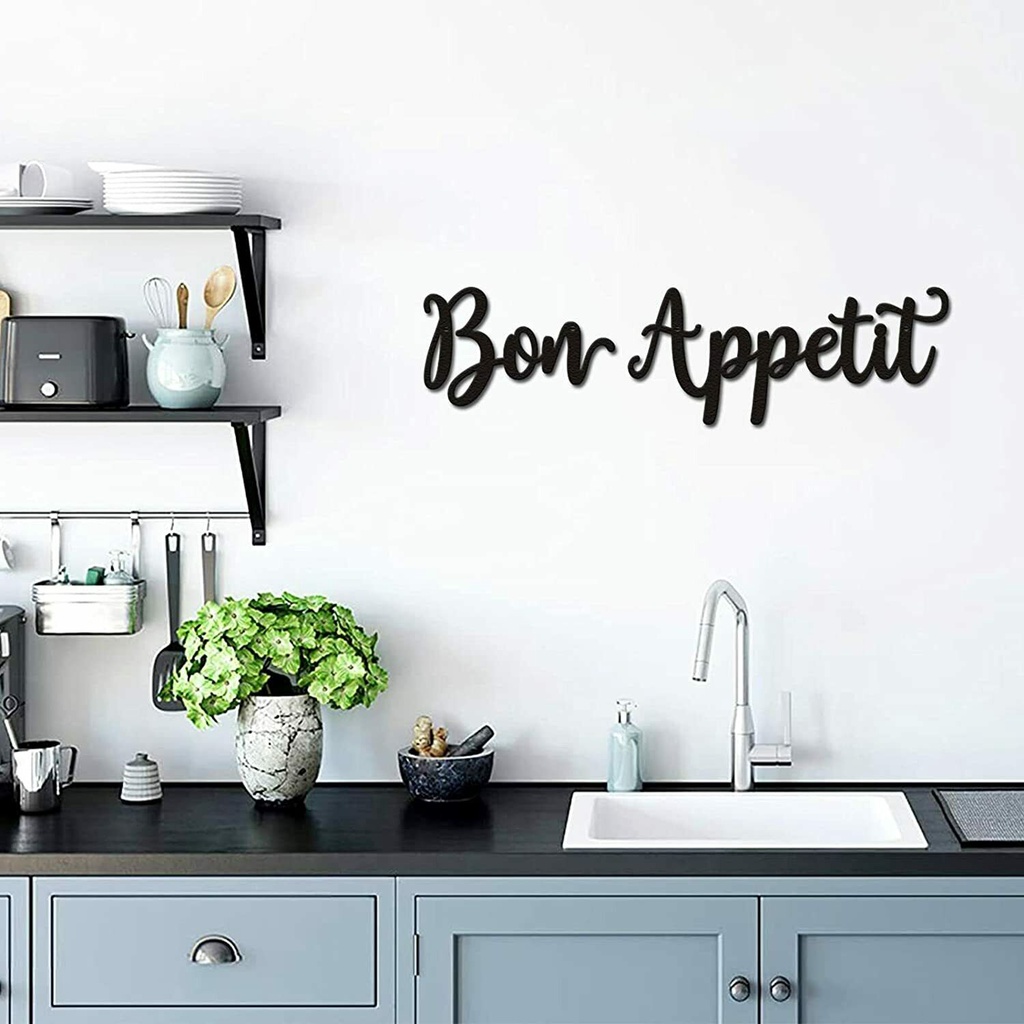 Bon Appetit Wall Décor Bon Appetit Metal Wall Sign Wrought Iron Crafts