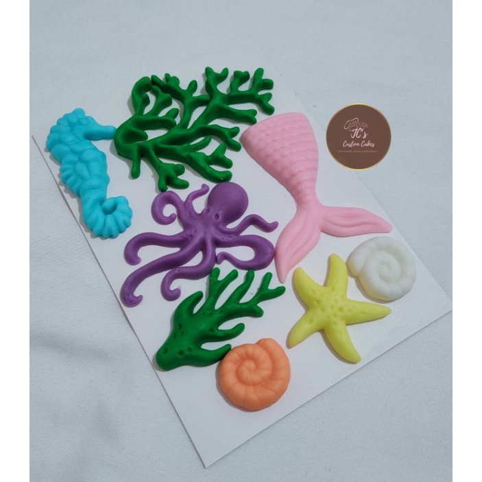 Under the Sea Edible Cake/cupcake toppers Shopee Philippines