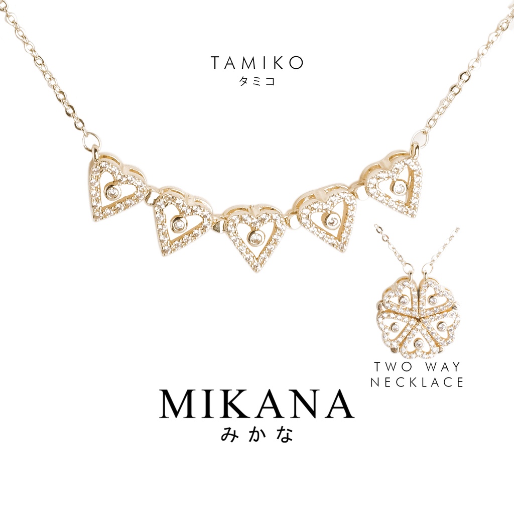Mikana Twofer 18k Gold Plated Tamiko Pendant Necklace Accessories