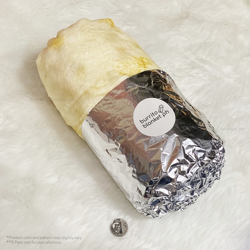 Burrito Tortilla Blanket Reversible Soft Fleece Wrap Blanket Burrito