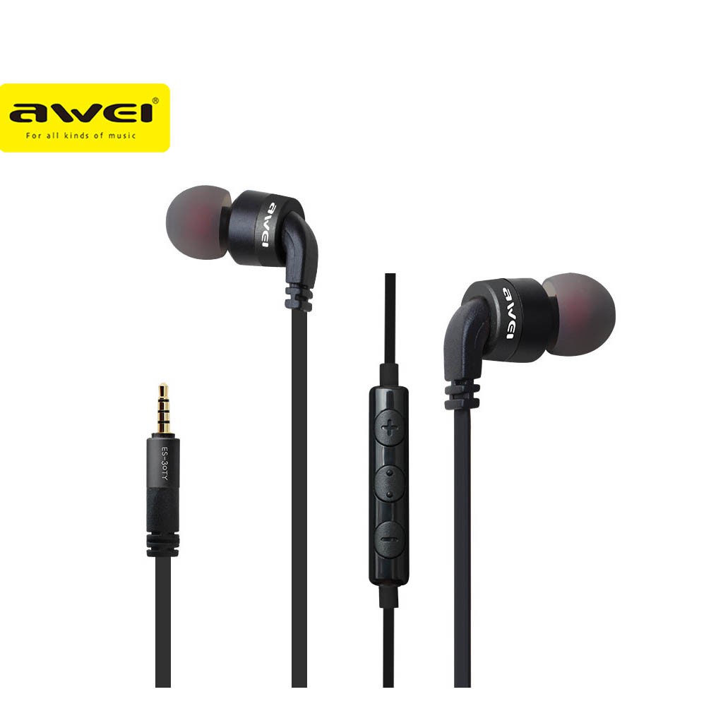 Awei ES30TY Earphones HiFi In Ear Earbuds Ultimate Portable Headset