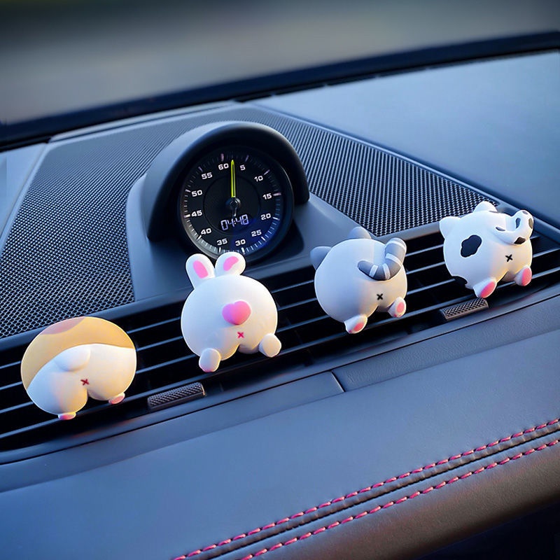 Car Aromatherapy Perfume Air Conditioning Outlet Cute Cat Butt Interior