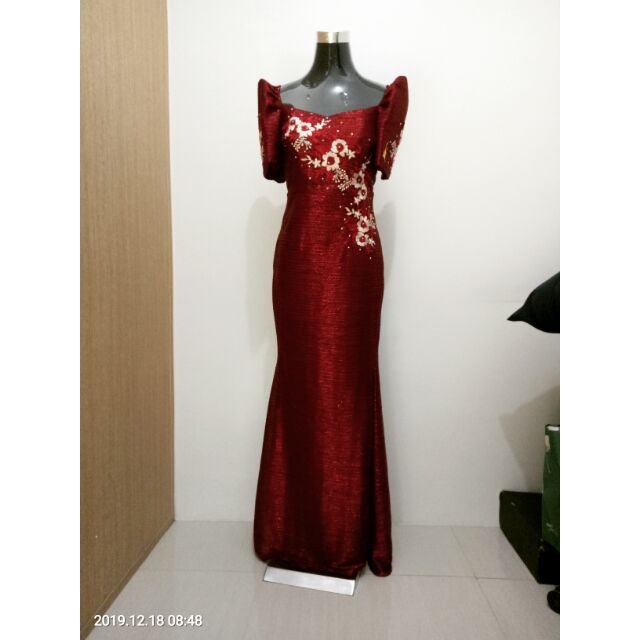 Filipiniana Gown for Sale Shopee Philippines