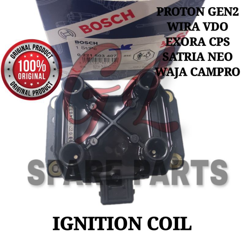 Bosch Ignition Coil For Proton Wira Vdo Gen2 Exora Cps Waja Campro