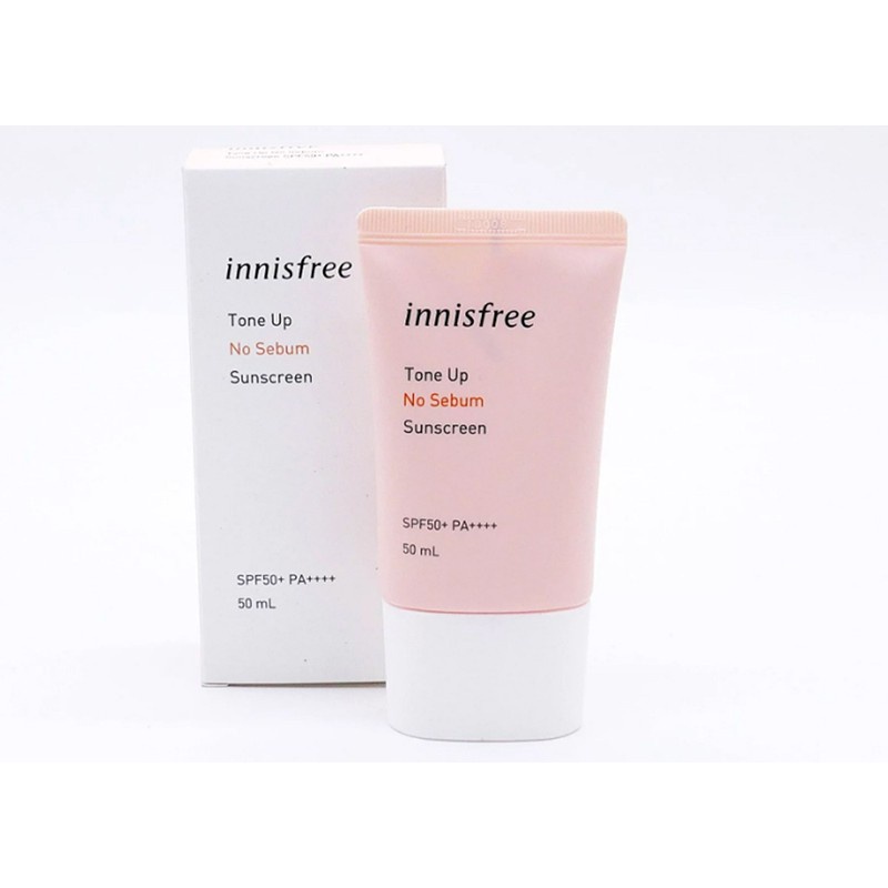 Innisfree Tone Up No Sebum Sunscreen SPF50+ PA++++ 50ml Face Sunblock