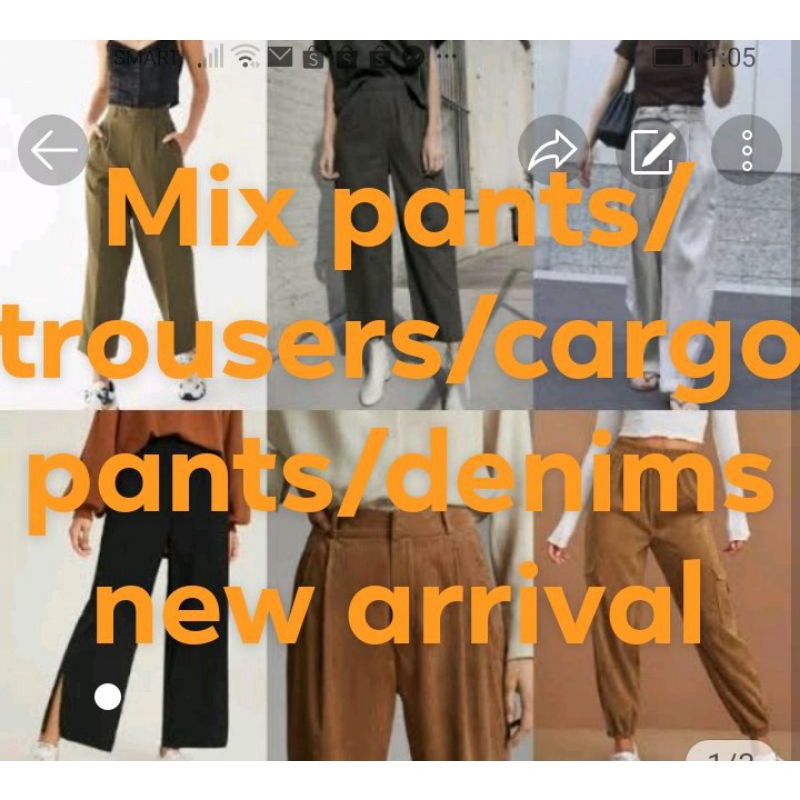 new arrival mix pants denims trousers (checkout) Shopee Philippines