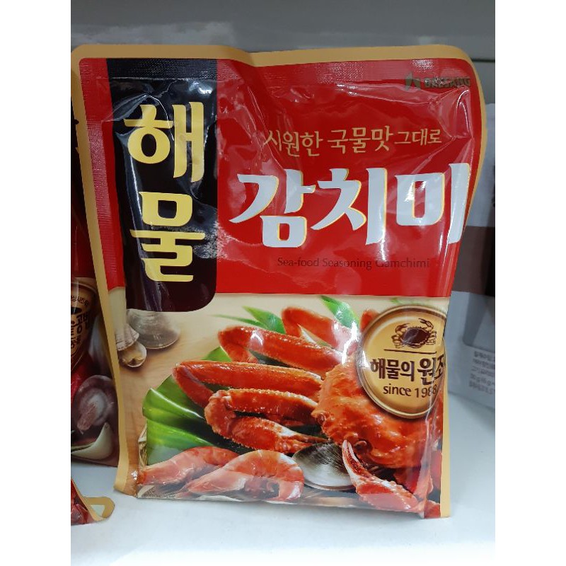 Stock Gamchimi (seafood and mushroom) 300g Shopee Philippines