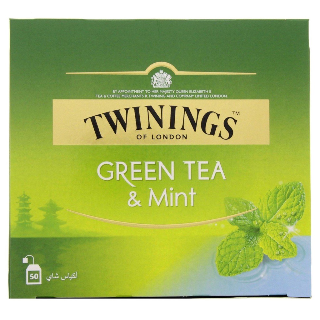 TWININGS Green Tea & Mint 50 Teabags Shopee Philippines