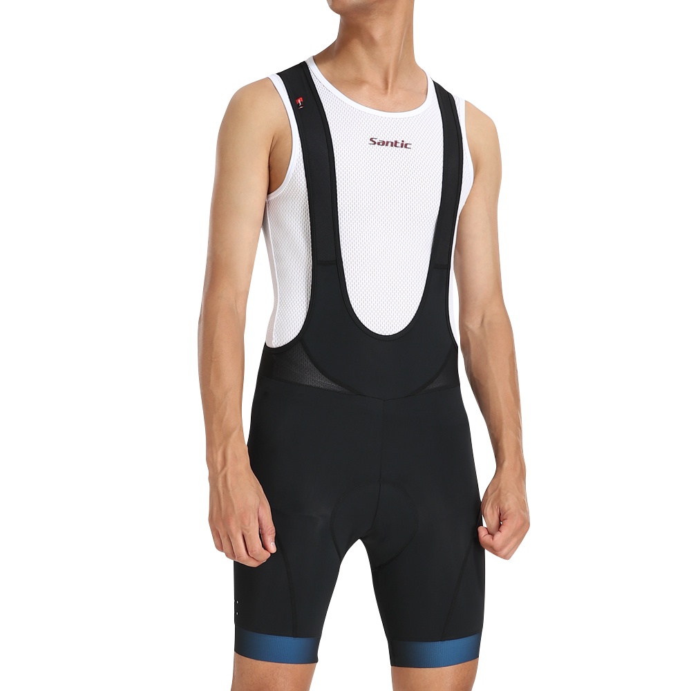 Santic New Arrivals Spring Summer Men Cycling Bib Short 4D Padded Bicycle MTB Road Bib Shorts