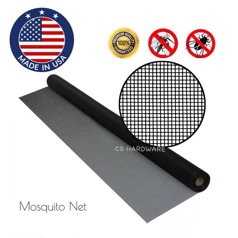 Fiberglass Netting Insect Screen Fiber Net Mosquito Mesh / Jaring Nyamuk (ft) DIY