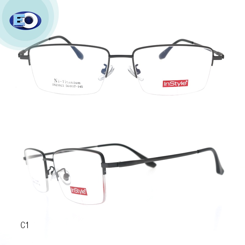 EO Instyle IN21023 Frame with Multicoated Lens / Nongraded Eyeglasses for Men and Women