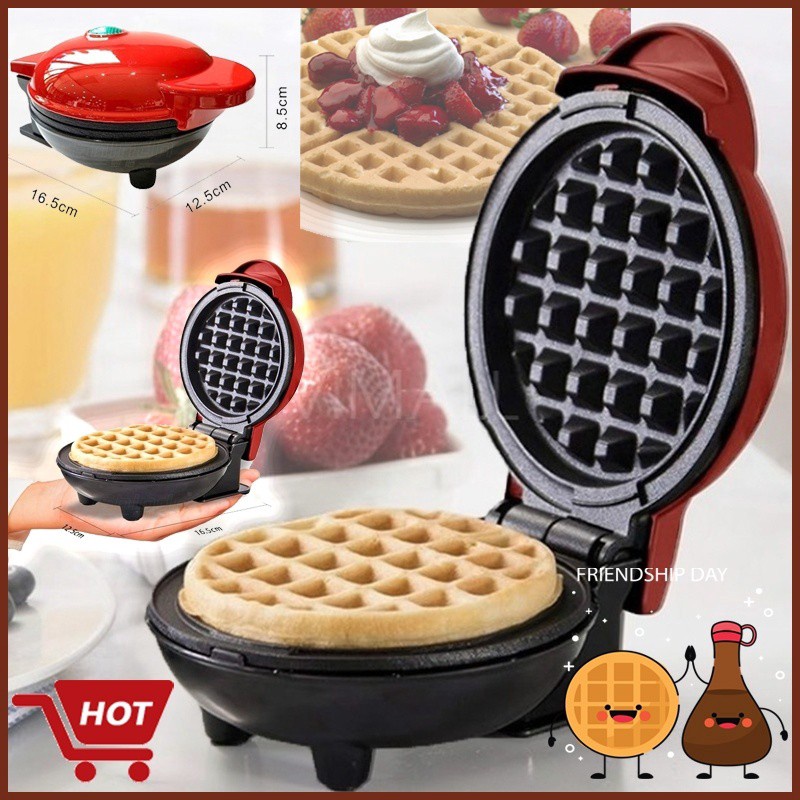 Binder Mini ღOriental Mini Waffle Maker Machine Suitable for Single
